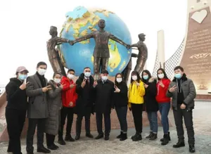 Посвященный борцам с коронавирусом монумент появился в Таразе