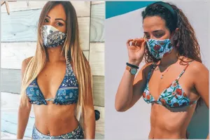 Итальянка создает купальники в стиле COVID-19