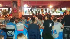 Как сборная России по хоккею праздновала свою победу в Алматы