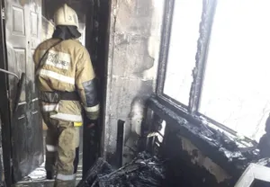 Во время пожара эвакуировано 50 алматинцев