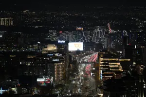 Алматыда сәулеттік-декоративті жарықтандыру жаңартылуда