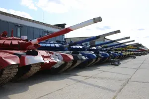 Определены соперники казахстанской команды по танковому биатлону