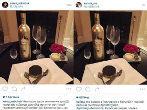 Подписчики Собчак в Instagram обвинили ее в воровстве фото для рекламы водки