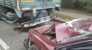 В Алматы езда по автобусной полосе привела к аварии