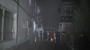 Сауна горела в Алматы