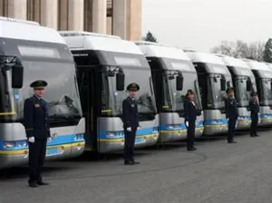 В 2014 году в Алматы будет 800 автобусов, работающих на газе
