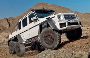 «Озверевший» шестиколесный Гелик