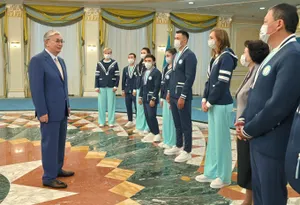 Токаев встретился с олимпийской командой Казахстана