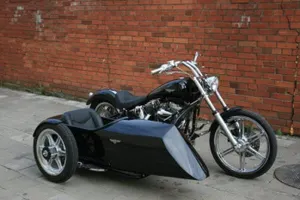 Harley-Davidson FXST с коляской