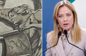 Италияда базиликаны қалпына келтіру кезінде премьер-министрдің бет-бейнесі бар періште табылды