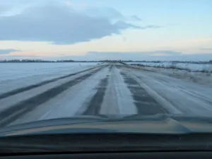 Движение автотранспорта ограничено в Алматинской области