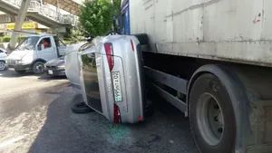 ДТП с участием Audi и MAN создало гигантскую пробку на Рыскулова в Алматы