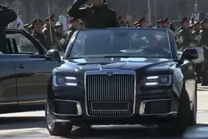 Новый кабриолет Aurus впервые полностью показали в Подмосковье