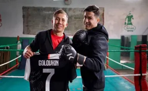 В сети появилось видео совместной тренировки Головкина и Роналду