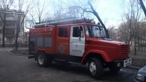 195 малышей эвакуированы из горящего детсада в Шымкенте