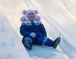 Ледовую горку для детей построил пенсионер в СКО