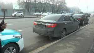 Полицейская погоня за лихачом произошла в Алматы