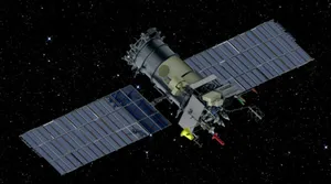 Российский спутник потерял ориентацию после столкновения с метеором