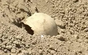 В Алматинской области на месте кладбища вырыли яму для свалки