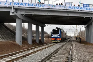 На ж/д линии Алматы – Шу открыто движение по вторым путям