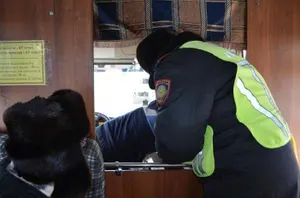 По нарушениям ПДД рекорд поставили водители автобусов СКО