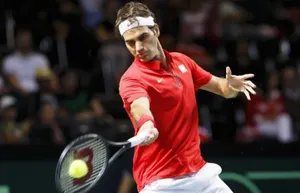 Роджер Федерер победил канадца Милоша Раонича