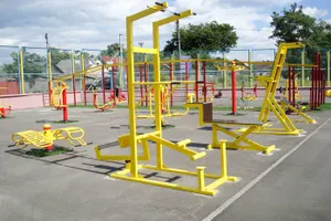 Странное поведение спортивного тренажера снял на видео житель Марокко