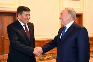 Нурсултан Назарбаев прибыл в Кыргызстан