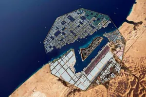 Плавучий город будущего начали строить в Саудовской Аравии