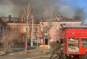 Из-за пожара объявлена ЧС техногенного характера в Экибастузе