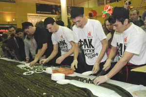 В Костанае изготовят гигантский ролл на 100 метров