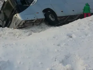 Автобус опрокинулся по пути в Астану, есть пострадавшие