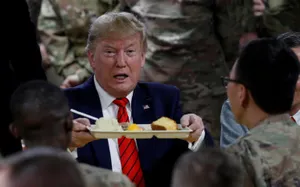 Трамп тайно приехал на День благодарения в Афганистан