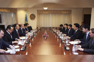 Б. Сагинтаев встретился с Ч. Чуньсянем