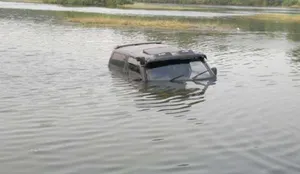 Водитель утонул в машине в Кызылординской области