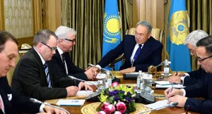 Назарбаев встретился с министром иностранных дел Германии