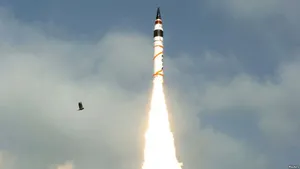 В Индии удачно испытали баллистическую ракету Agni-I