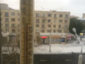 Первый снег пошел в Астане