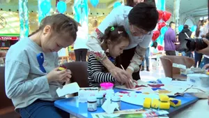 Акция в поддержку детей с аутизмом прошла в Астане