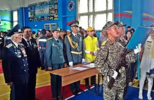 В Павлодаре новобранцы Нацгвардии приняли присягу