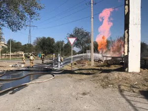 В Шымкенте разорвало подземный газопровод