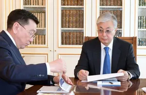 Токаев принял председателя правления АО НК «Казмунайгаз»