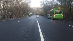 В Алматы завершен ремонт дороги до комплекса «Медеу»