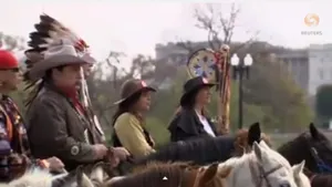 Индейцы захватили Вашингтон. Видео