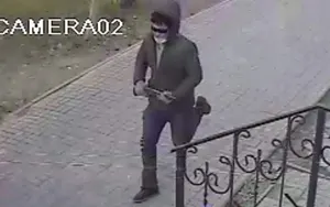 Появилось изображение грабителя шымкентского ломбарда