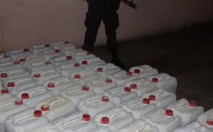 Крупную партию спирта и водки задержали на казахстанско-российской границе