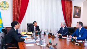 Бакытжан Сагинтаев встретился с послом Беларуси в Казахстане Анатолием Ничкасовым