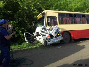 На 9 лет посадили водителя-убийцу в Уральске