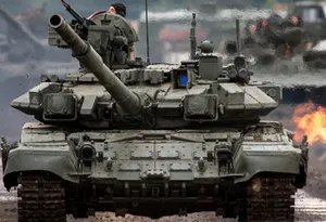 Опубликованы кадры стрельбы экспортного танка Т-90МС