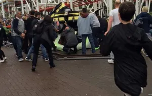 В Шотландии из-за аварии на американских горках пострадали 10 человек